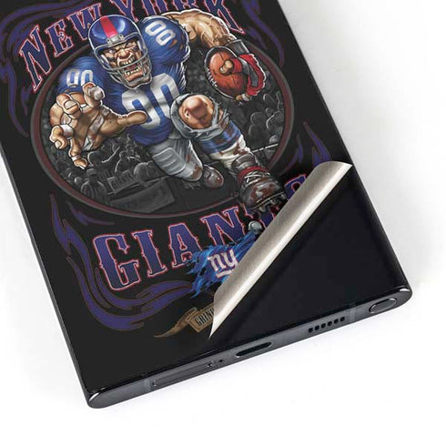 Liquid Blue NFL New York Giants Running Back Galaxy S25 Ultra Skin